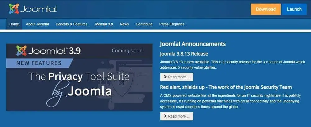 CMS система Joomla