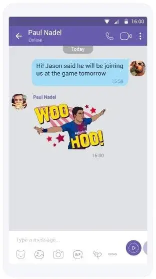 Использование брендированных стикеров в Viber для бизнеса