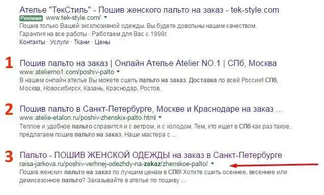 Кейс изготовления сайтов: SEO сайта ателье Жарковой