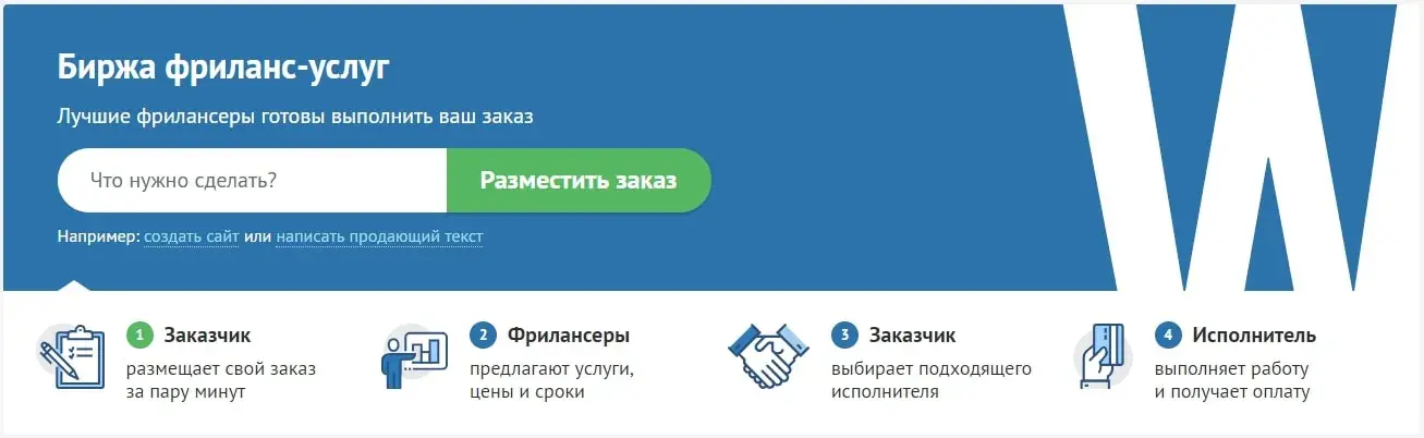 Биржа WEBLANCER.NET функционал