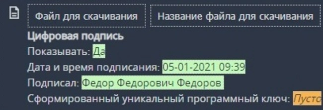 ФИО владельца электронной подписи